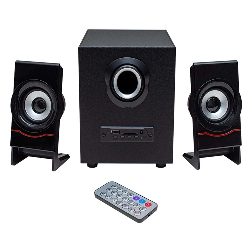 Magicvoice MV-4966 20Watt +USB+TF CARD+FM+BT UK'LI 2+1 Ses Sistemi