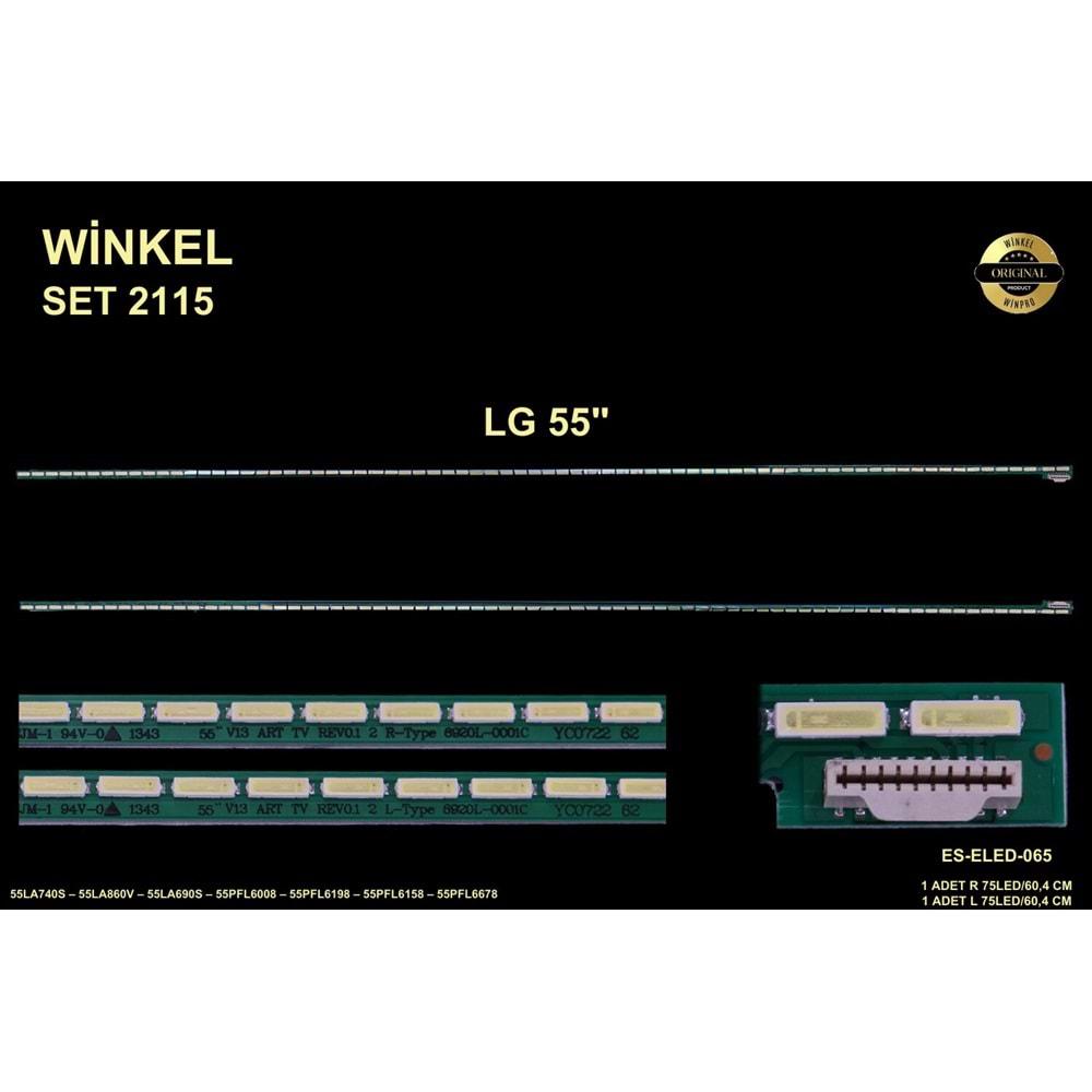 Winkel SET-2115 (Wkset-5066) (ELED-065) MLD 838 X1 839 X1 ELED 065 L R LG 55,(55LA660SZA) (55LA860V) (55LA6600CA) (55LA6800CA) (55LA7800CB) (55PFL6008) (55PFL6198) (55PFL6158) (55PFL6678) (55LB870)