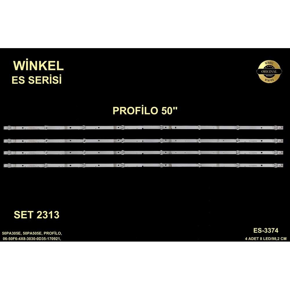 Winkel SET-2313 ES SERİSİ 4 PARÇA Profilo 50