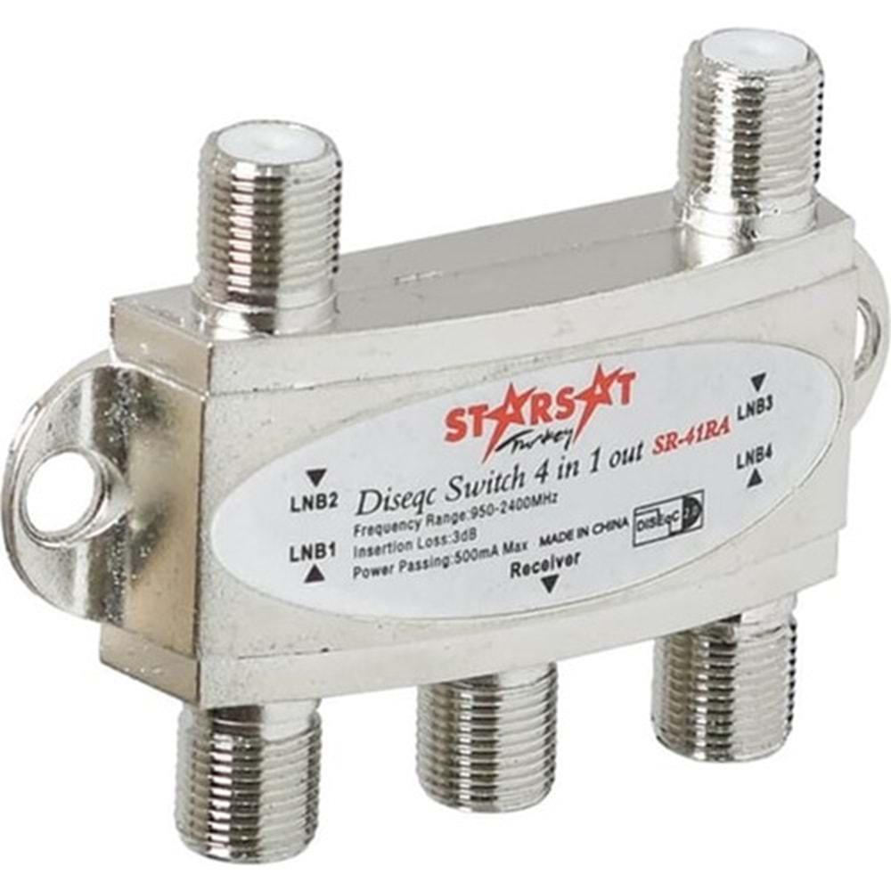 Starsat SR-41RA 4X1 - 50-2400MHZ 3DB Diseqc Switch