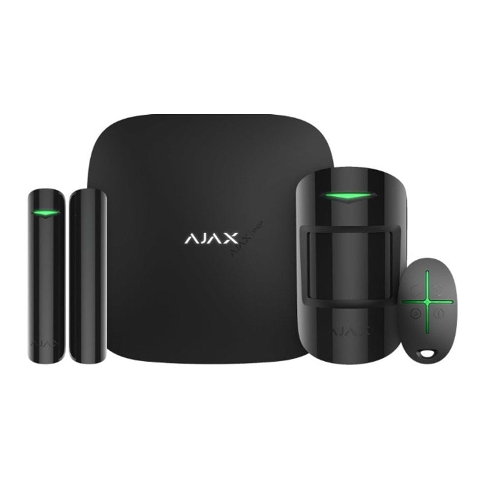 Ajax Hub Starter Kit Kablosuz Alarm Seti Siyah