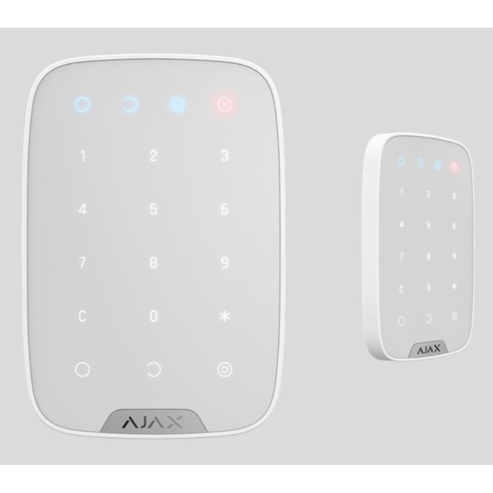 Ajax Keypad Kablosuz 868MHZ Alarm Tuş Takımı Beyaz