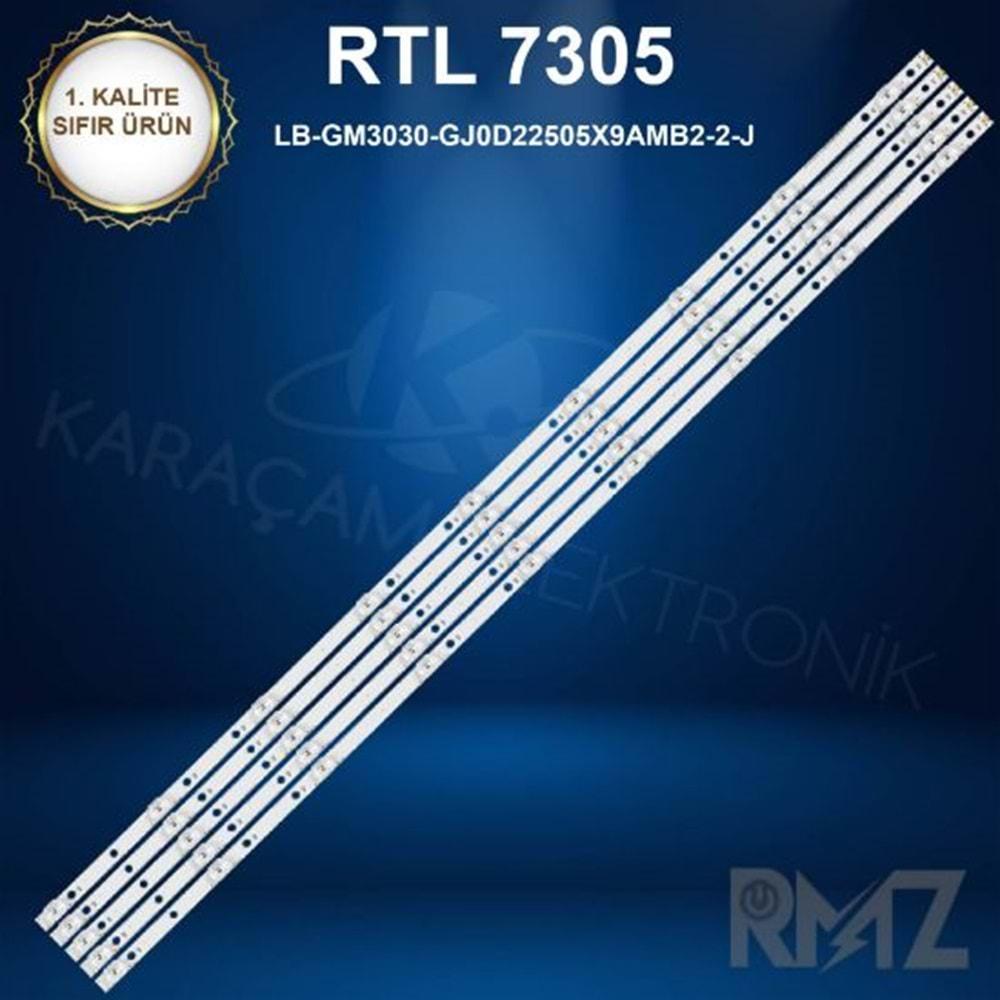 RTL-7305 (SET-2378) Philips 50 /PHILIPS 50PUS6754-12 FZ1 LB-GM3030-GJ0D22505X9AMB2-2-J, (LBGM3030GJ0D22505) (50PUS7304) (50PUS7504) (50PUS6704) (Takım)=Mate LED1539