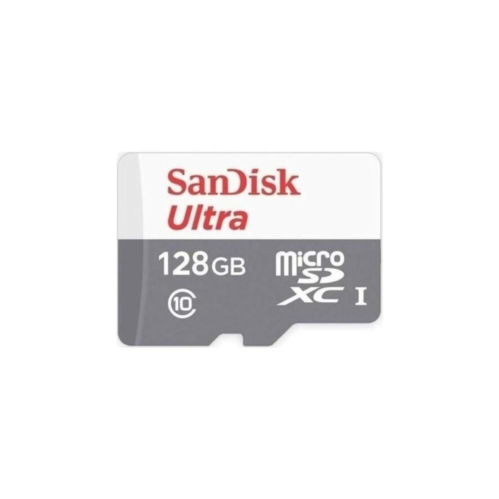 SanDisk Ultra SDSQUNR-128G-GN6MN Class 10 UHS-I 128 GB Micro SD Kart