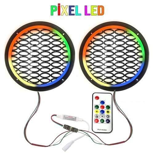 Poke PK-5648 Pixel Ledli Animasyonlu 16 cm Kapak - 2 Adet