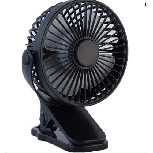 Cevval Fan-09 Q10 JH-006 Kıskaçlı 360° Dönen Masaüstü Fan