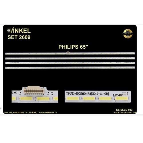 Winkel SET-2609 ELED 083 4 PARÇA ELED (65PUS7600)