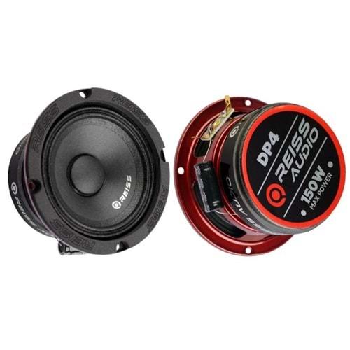 Reiss Audio RS-DP4 450 Watt Max Power+50 Watt RMS Power+10cm Oto Midrange 2 Li Paket Halinde