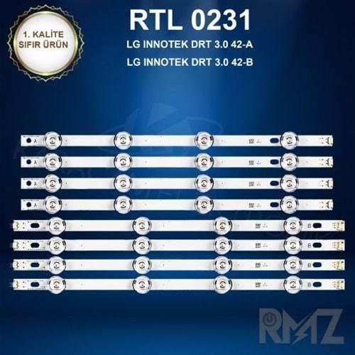 RTL-0231 (SET-2001) (SET-012) LG 42 /LG 42LB620V LED BAR, LG 42LB652V LED BAR , LG 42LF580N LED BAR , LG 42LF580V LED BAR 