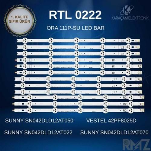 RTL-0222 (SET-2262) Sunny 42 /ORA 111P-SU LED BAR, SUNNY SN042DLD12AT050, SN042DLD12AT022