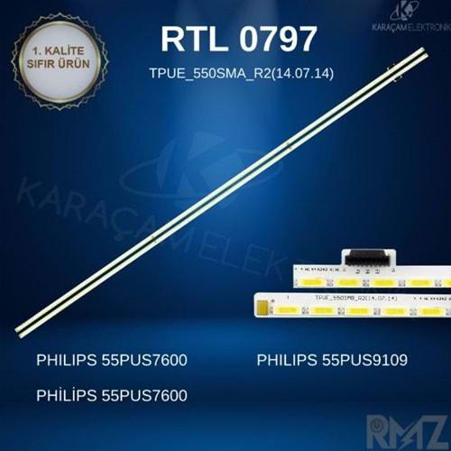 RTL-0797 Philips 55 /PHILIPS 55PUS7600 , 55PUS9109 LED BAR, PANEL LED, TPUE_550SMB_R2(14.07.14), TPUE_550SMA_R2(14.07.14), PHILIPS 55PUS7600 LED BAR