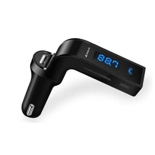 Torima CARG7 Bluetooth Araç FM Transmitter Usb Girişli Siyah Android İOS Cihazlar Uyumlu