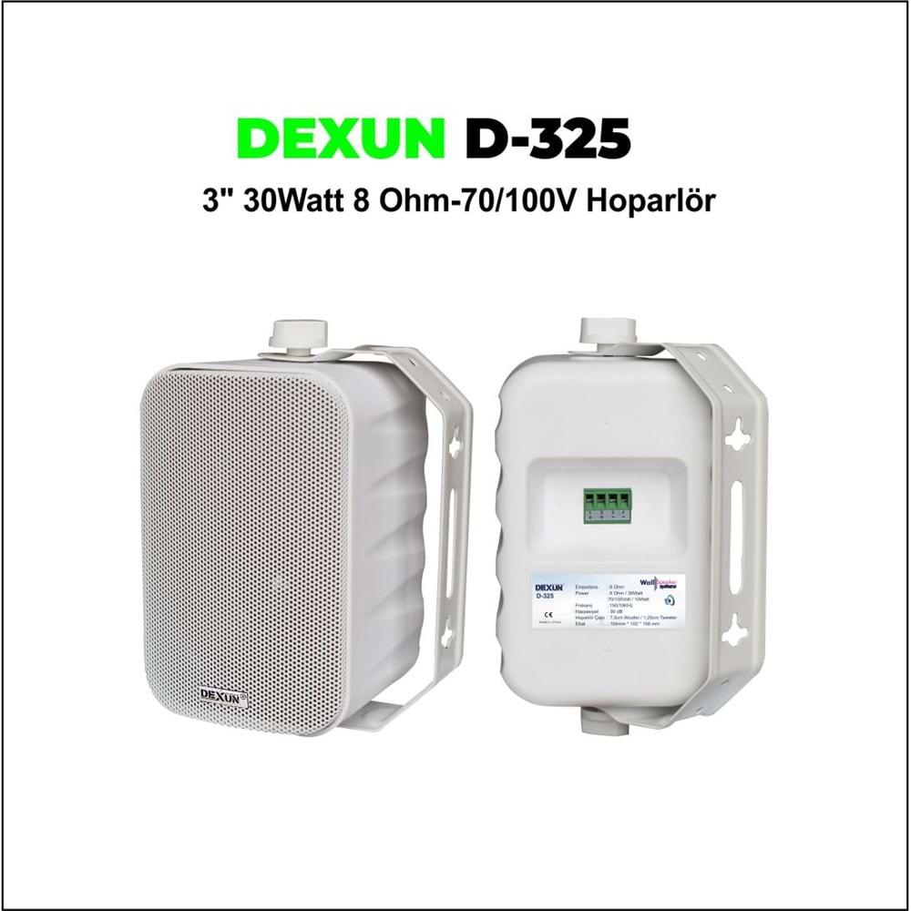 Dexun D-325T 30 Watt 8 OhmTrafolu Beyaz Sütun Hoparlör - Adet