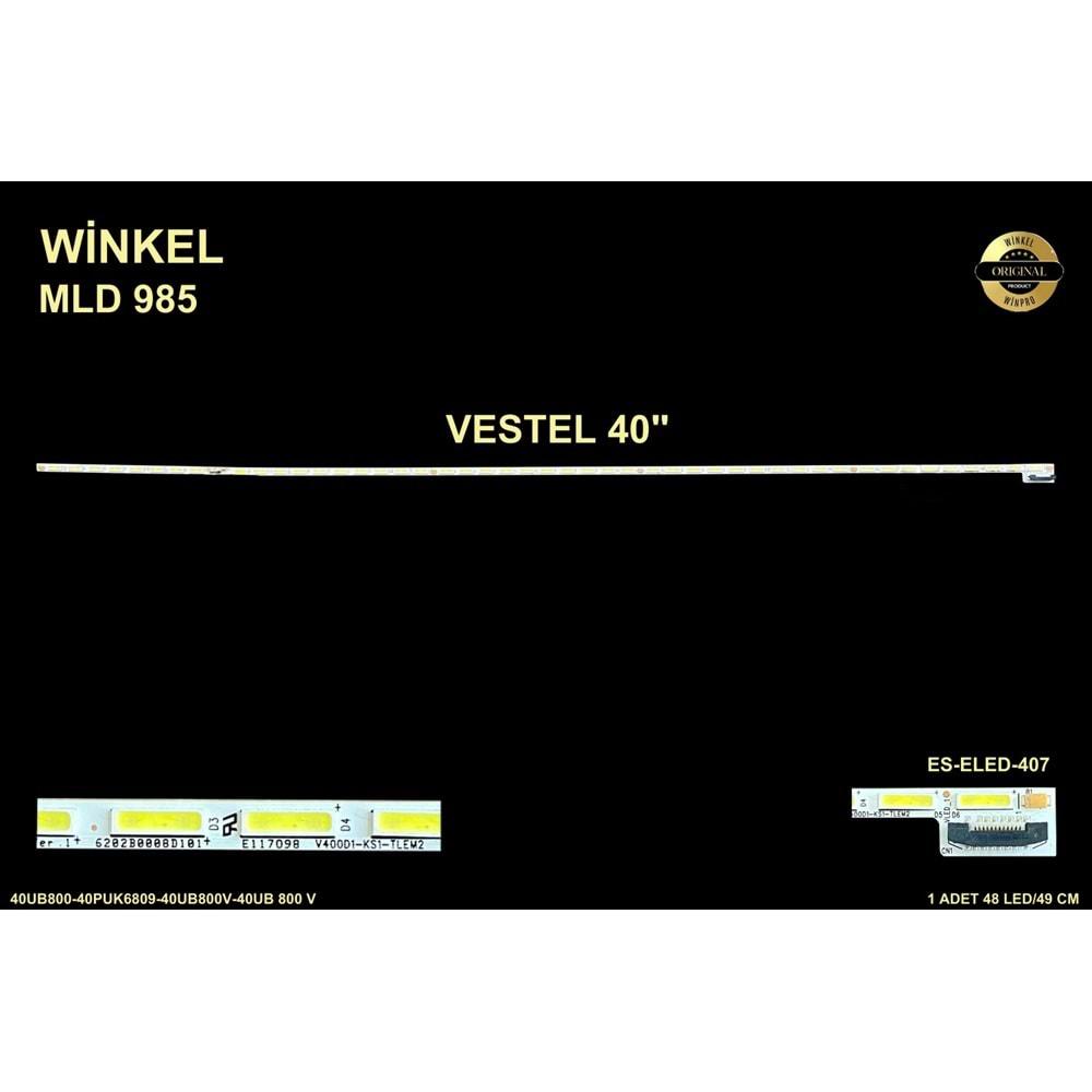 Winkel MLD-985 X1 ELED 407 Vestel 40