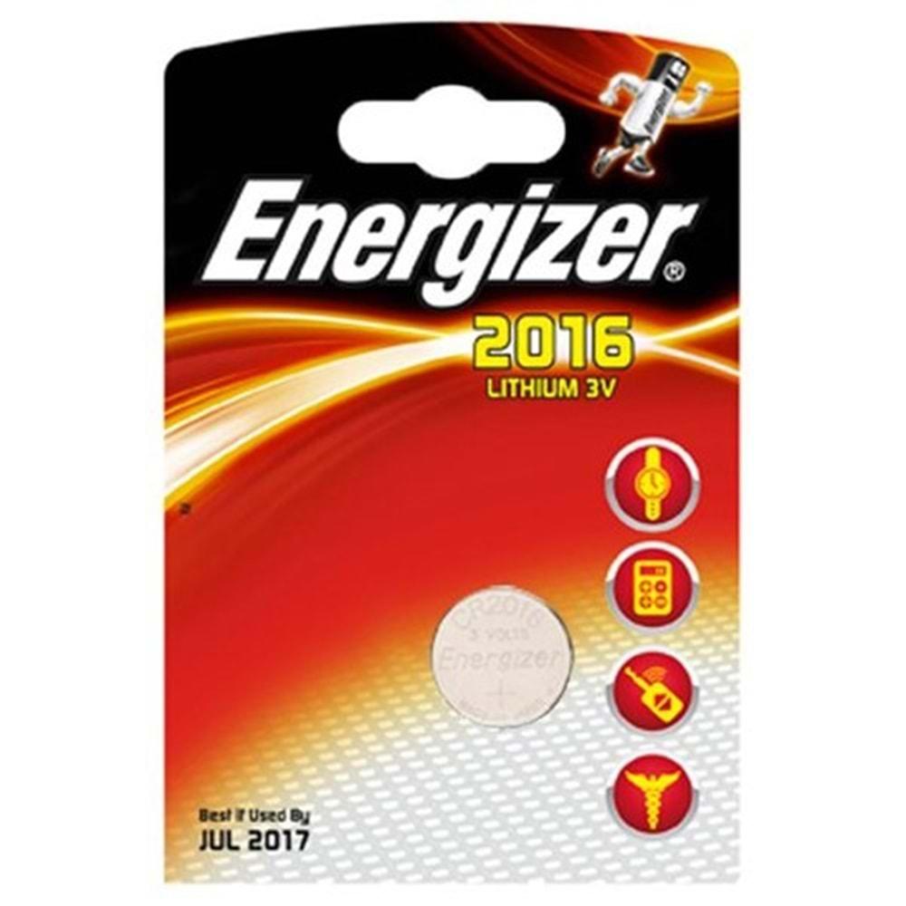 Energizer CR-2016 3 Volt Para Pil =Adet Olarak Satılır