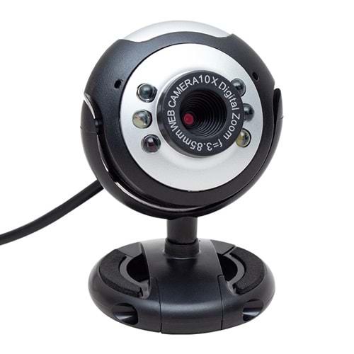 Powermaster PM-3962 1.3 Mp 10x Zoom Ledli Mikrofonlu Pc Webcam