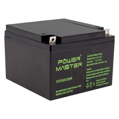 Powermaster 1532 12 Volt 26 Amper 165x176x125mm Akü