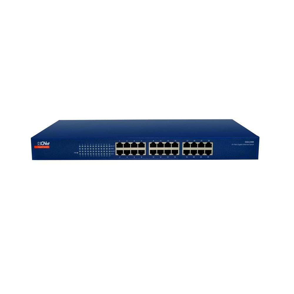Cnet CGS2400 24 Port 10/100/1000 Rackmount Gigabit Ethernet Switch