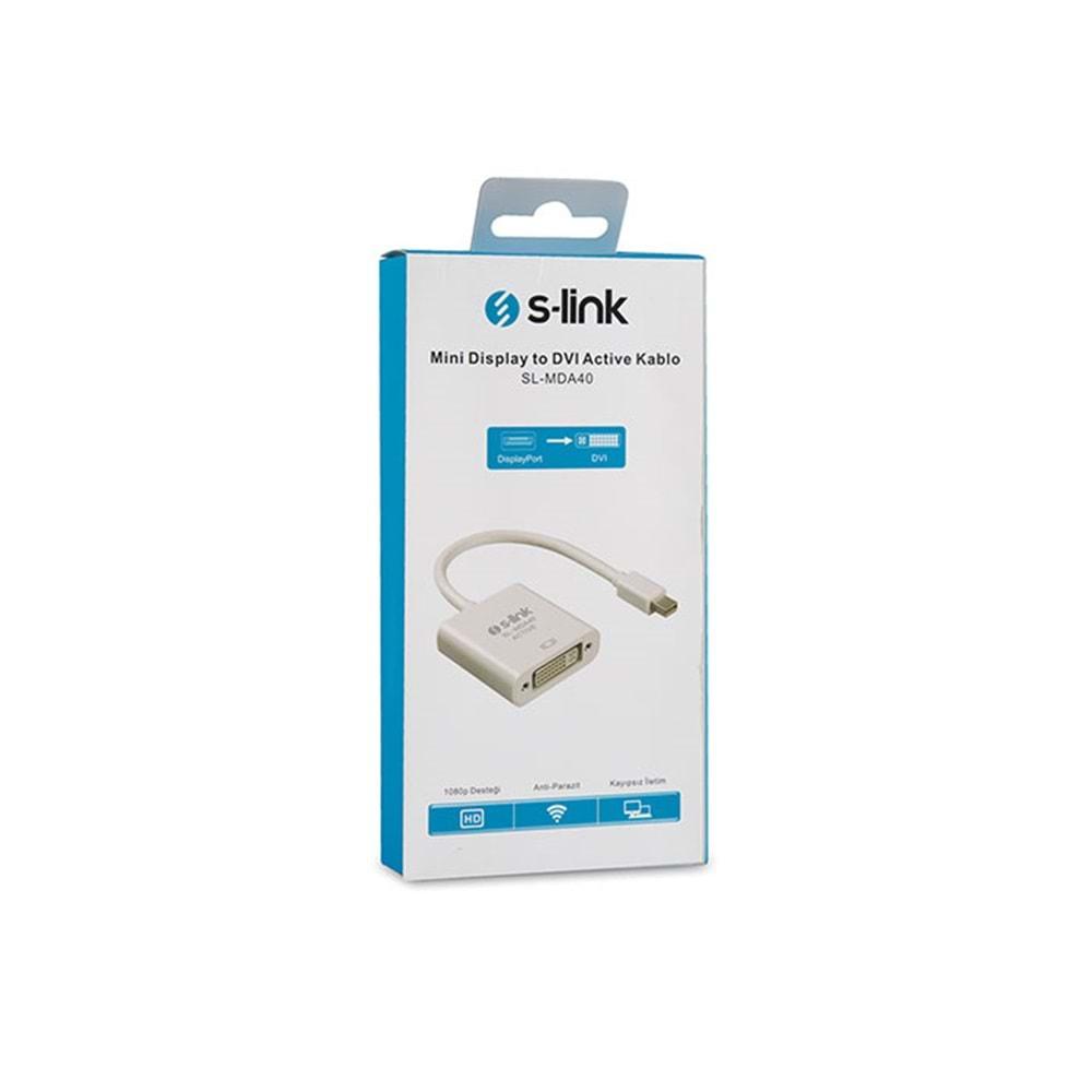 S-link SL-MDA40 Mini Display To Dvı Active Kablo