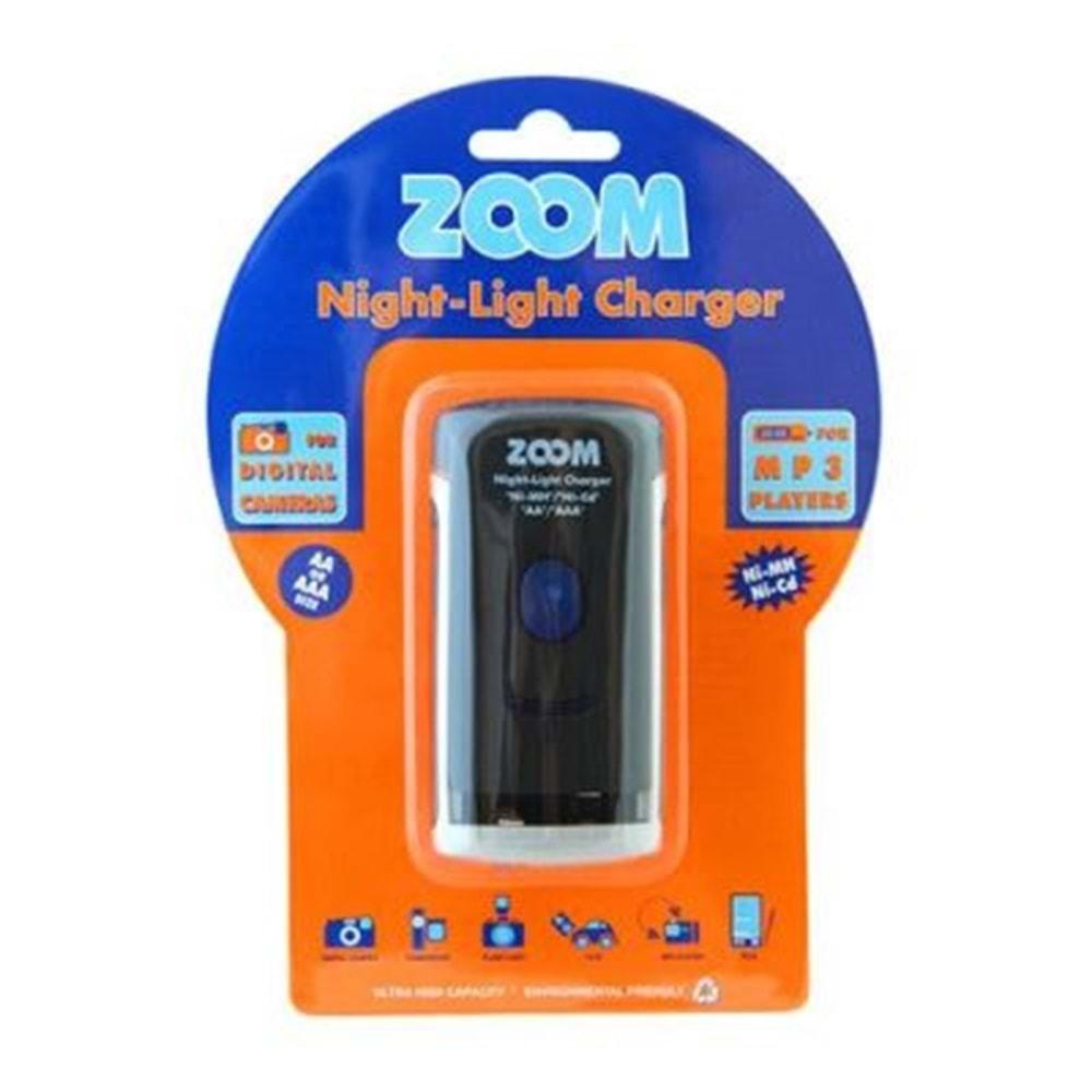 Zoom MA-0703 AAA-AA 2 Li Pil Şarj Adaptörü