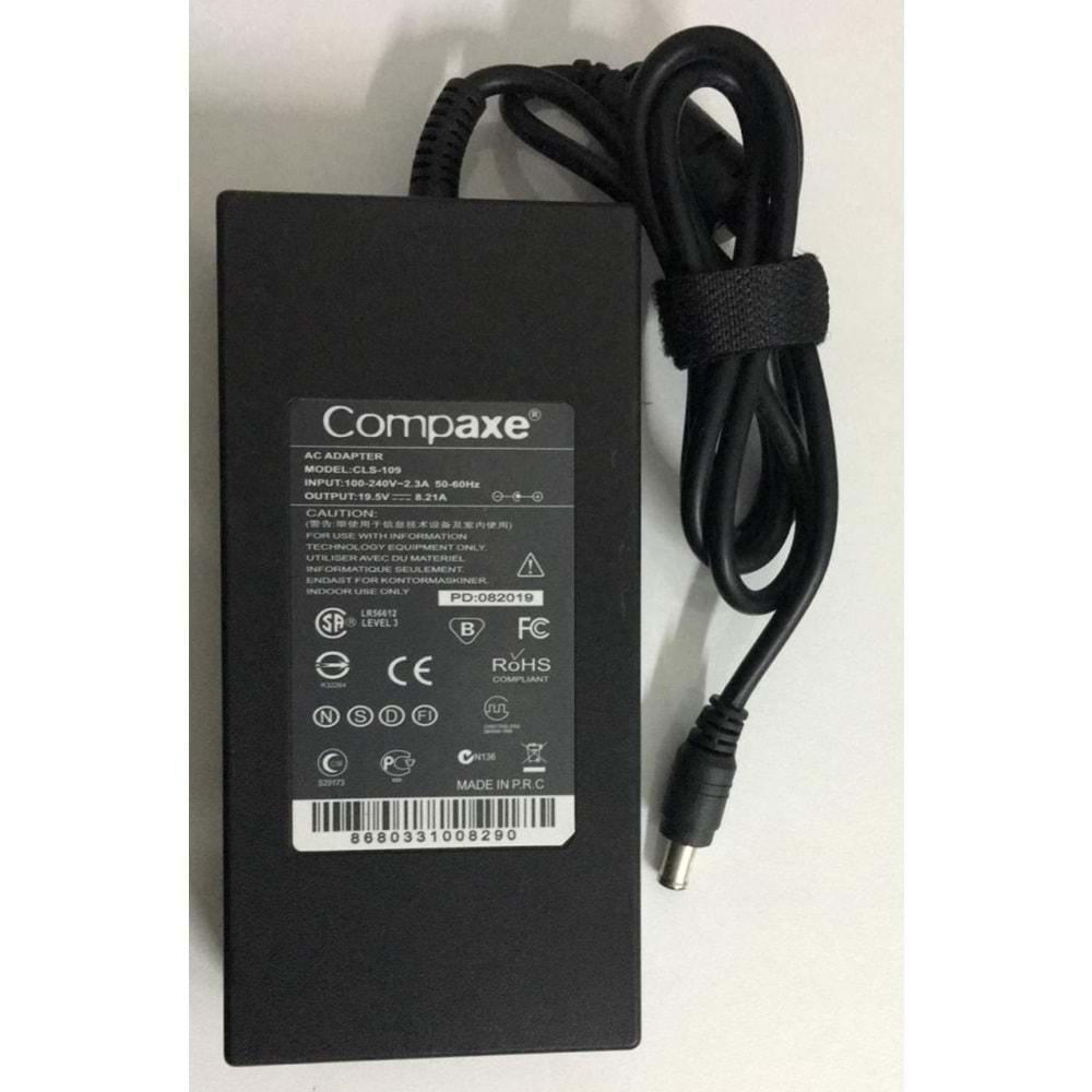 Compaxe CLS-109 Sony 19.5 Volt 8.21 Amper 6.5mm x 4.4mm Notebook Adaptörü