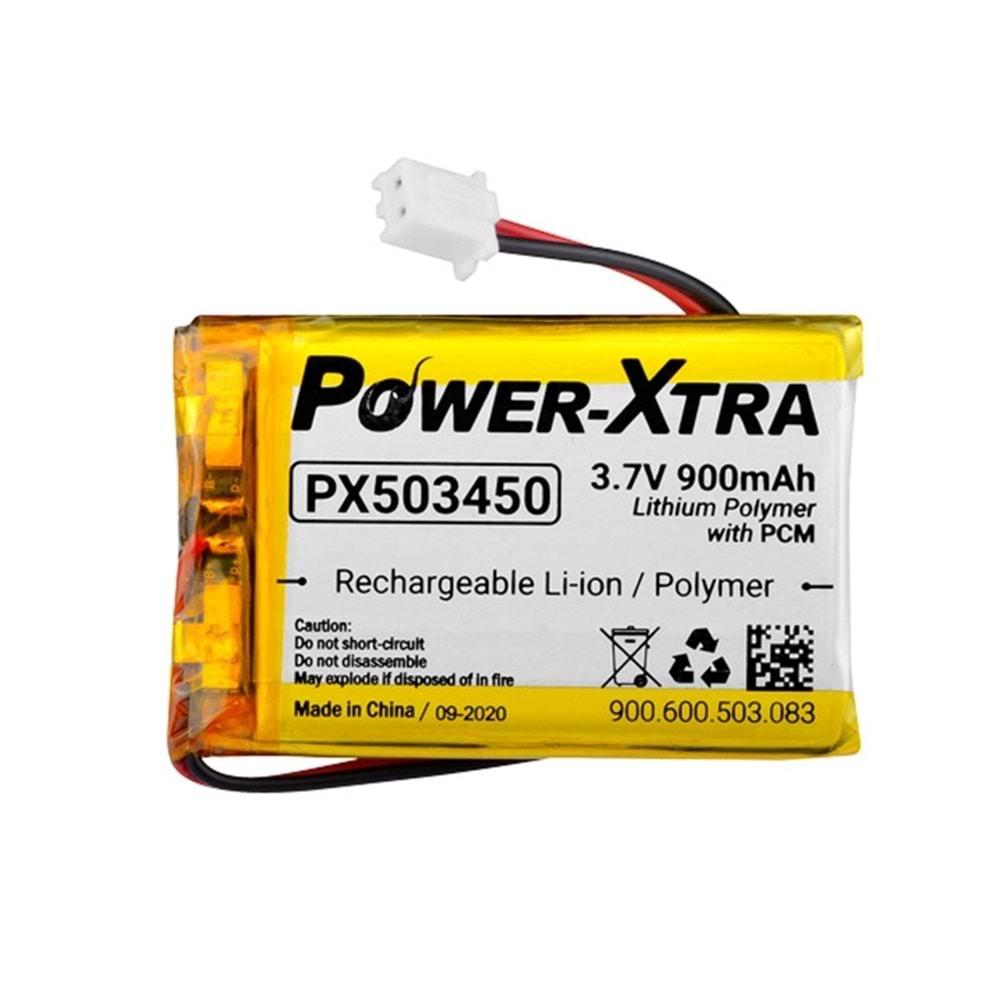 Power-Xtra PX503450 3.7V 900 mAh Li-Polimer Pil-Soketli-Devreli-1.5A