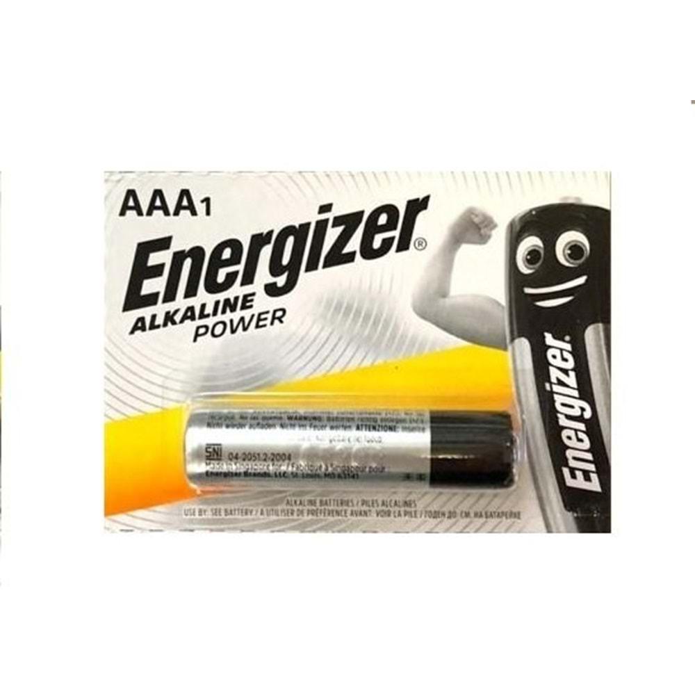 Energizer AAA 1.5V Alkalin Power Kalem Pil Tekli Paket Halinde