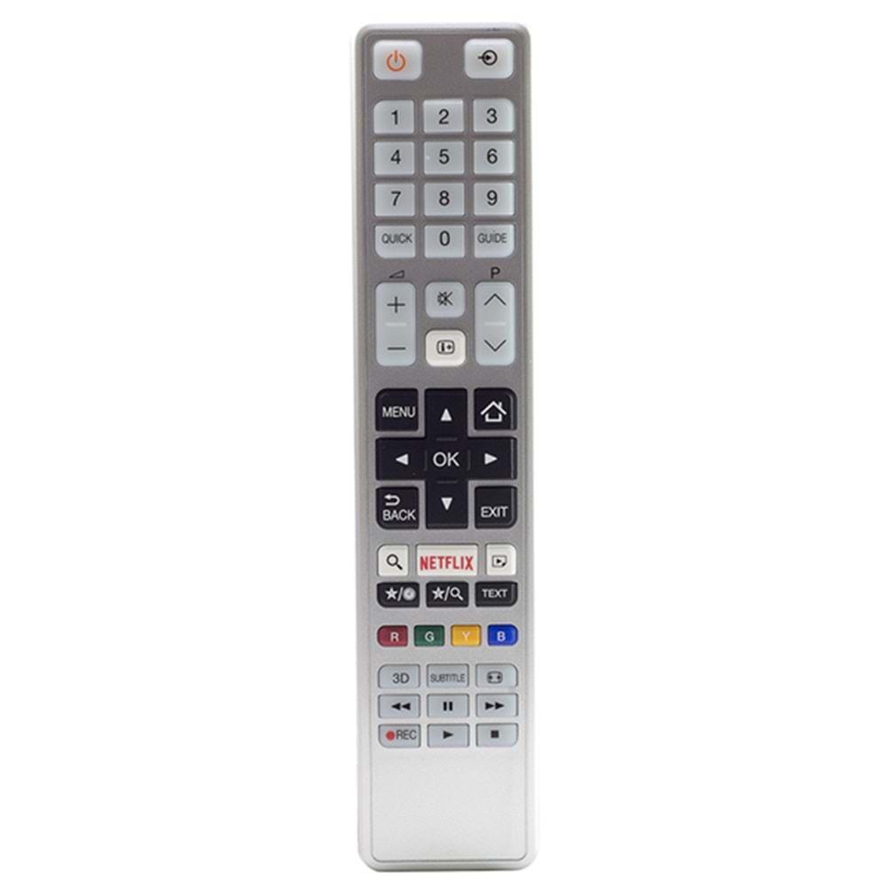Weko 17492 Toshiba CT-8054 Netflix Tuşlu Beyaz Lcd-Led Tv Kumandası