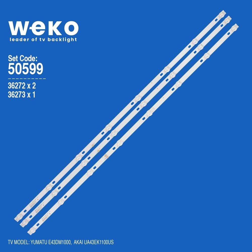 Weko Wkset-5599 36272x2/36273x1 (E43DM1000) (Takım)