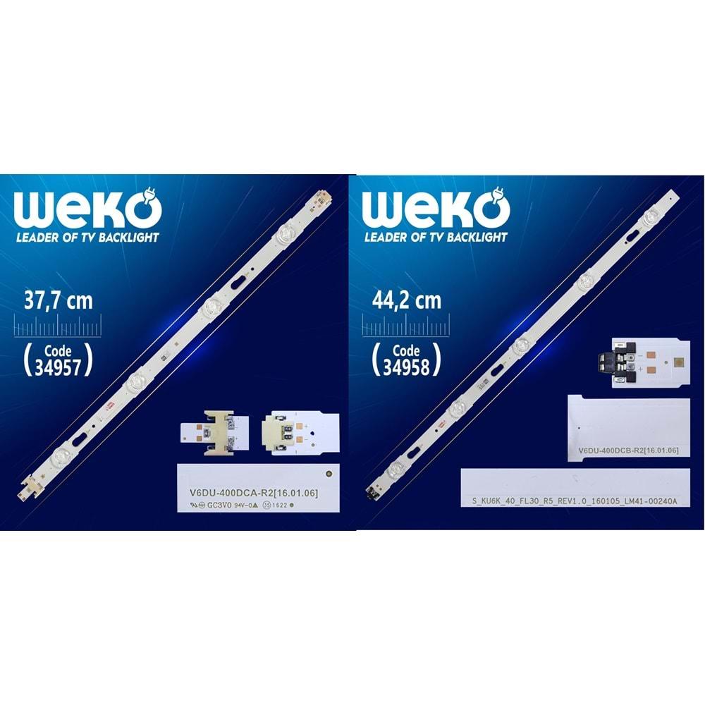 Weko Wkset-5082 34957x5/34958x5 Panosonic Tv Led (TK V6DU) (400DC) (UE40KU7000) (UE40JU6410) (UE40JU6470) (UN40KU6300F) (UN40KU6000F) (Takım)=Winkel SET-2155=Mate LED389