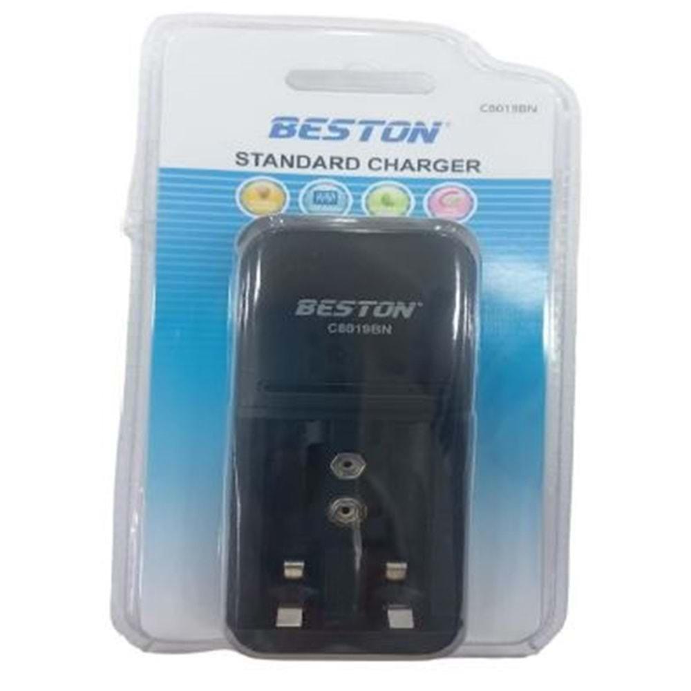 Beston C8019BN Pil Şarj Cihazı (2xAA - 2xAAA - 1x9v)