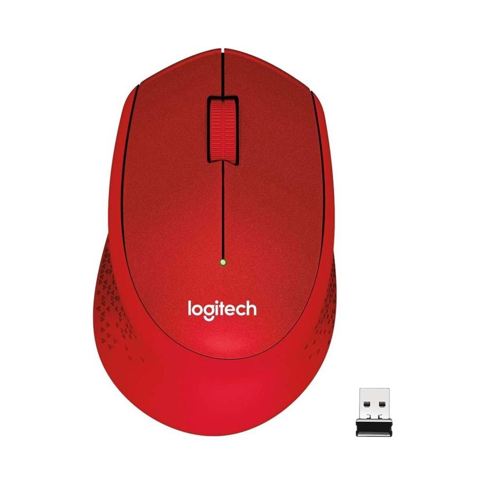 Logitech M330 Sessiz Kablosuz Kırmızı 910-004911