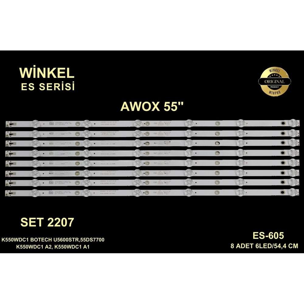 Winkel SET-2207 (RTL-0459) MLD489x8 Awox 55