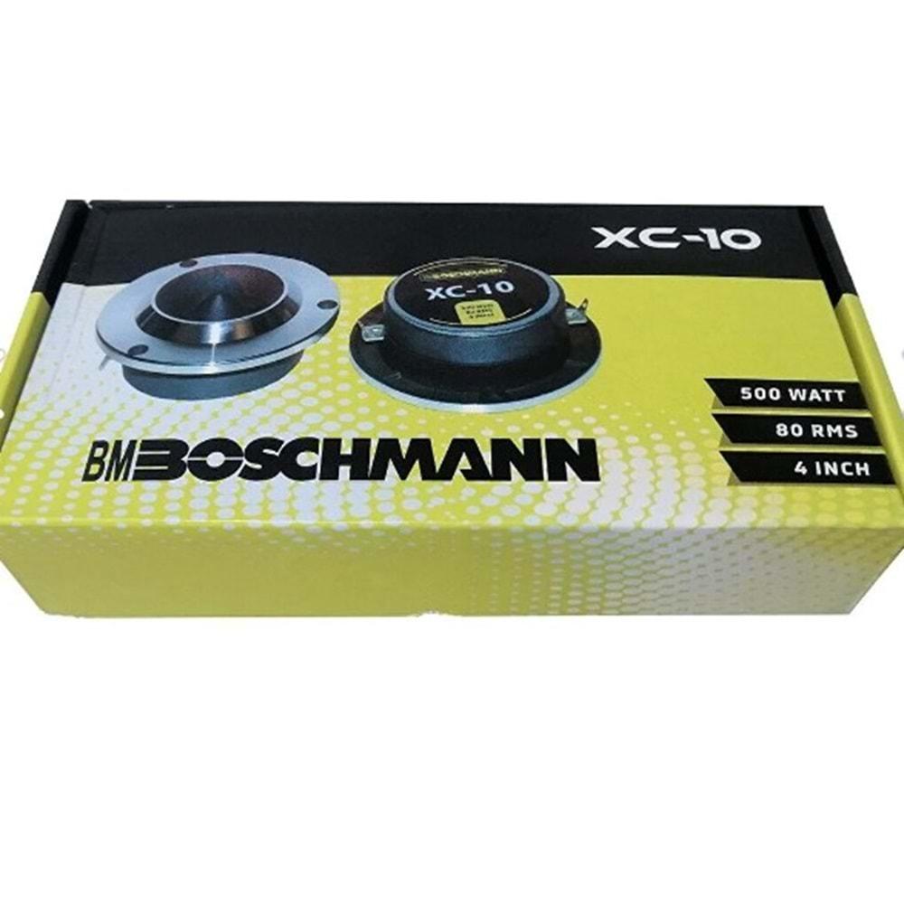 Boschmann XC-10 500 Watt Max Power+80 Watt RMS Power Tweeter 2 Li Takım Halinde