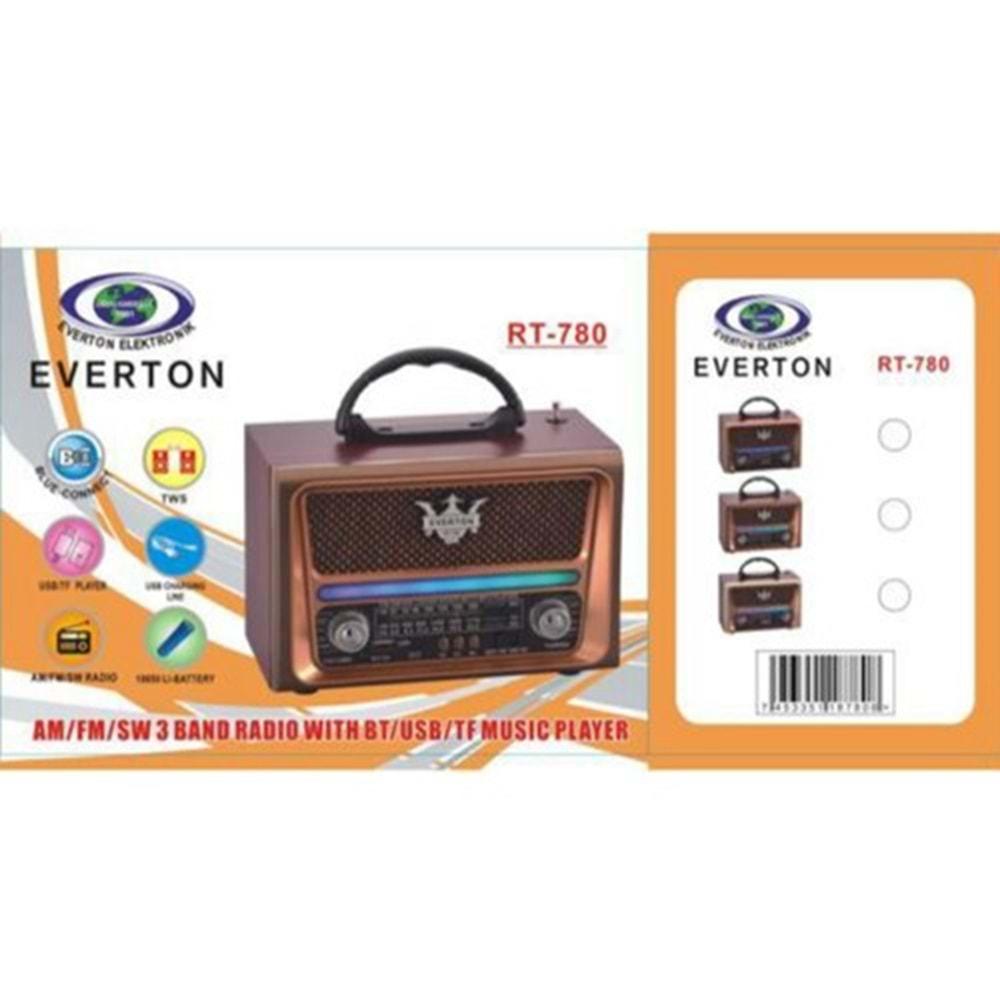 Everton RT-780 Bluetooth-Usb-Sd-Fm Nostaljik Radyo