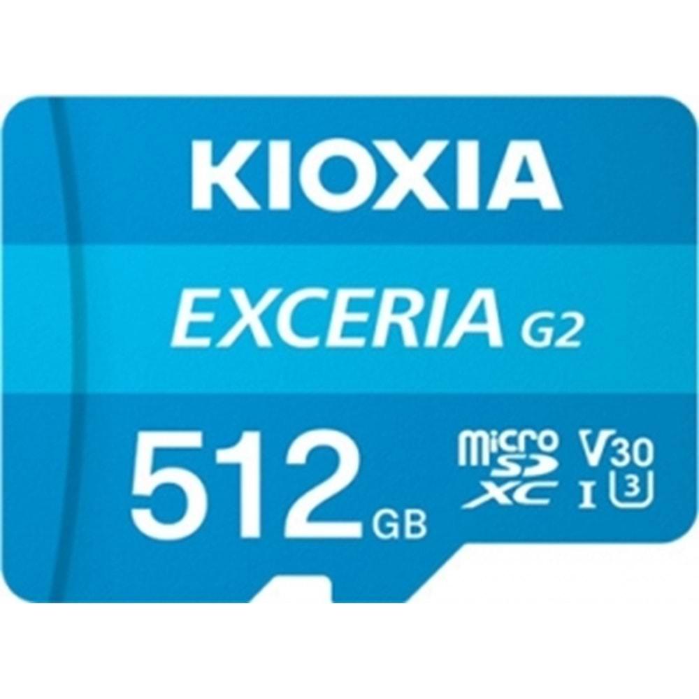 Kioxia 512GB Micro SD SDHC G2 4K 100MB/s LMEX2L512GG2