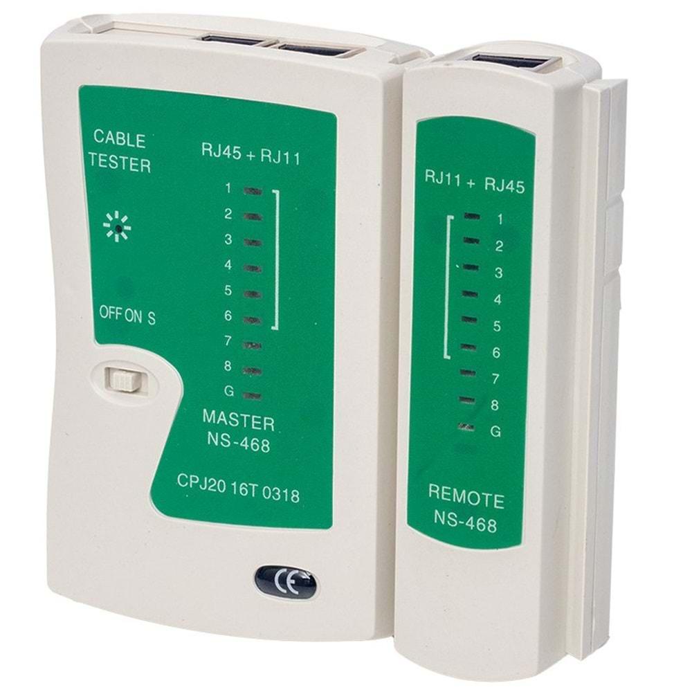 Powermaster PM-2335 RJ 45-RJ 11 Kablo Test Aleti