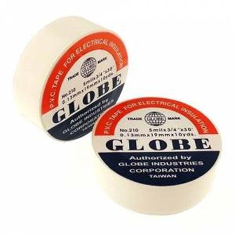 Globe Beyaz İzole Bant 0.13mm x 19mm
