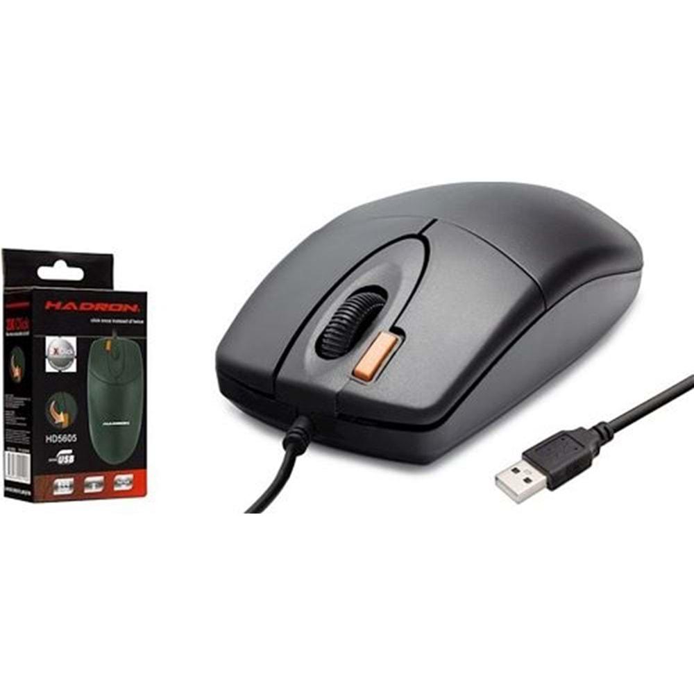 Hadron HR5605 Çift Click Kablolu Mouse