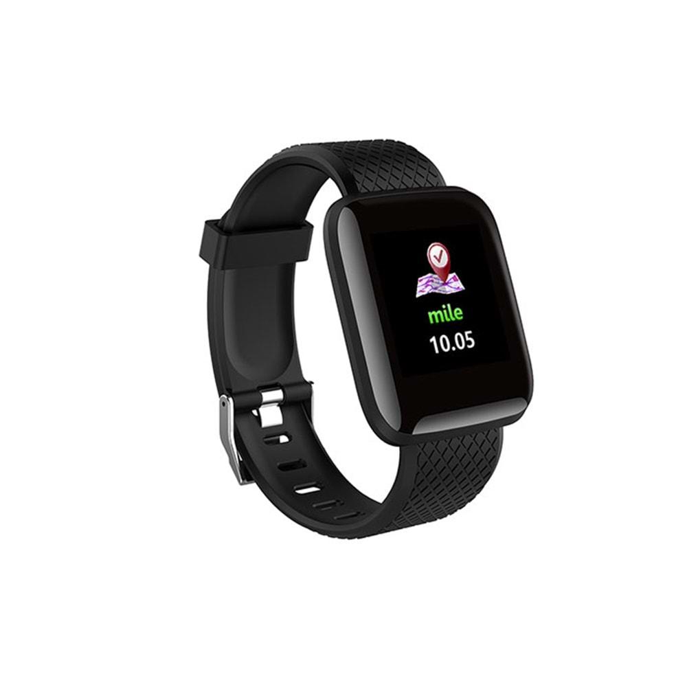 Everest Ever Watch EW-508 Android/IOS Smart Watch Kalp Atışı Sensörlü Siyah Akıllı Saat