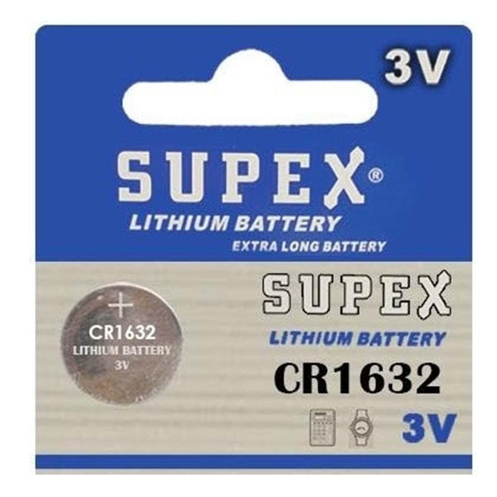 Supex CR-1632 3 Volt Para Pil