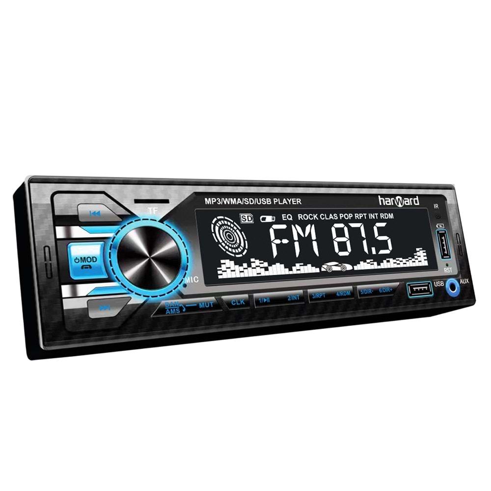 Harward HR-MX8G 4x50 Watt MP3/WMA/FM/USB/SD Single Oto Teyp