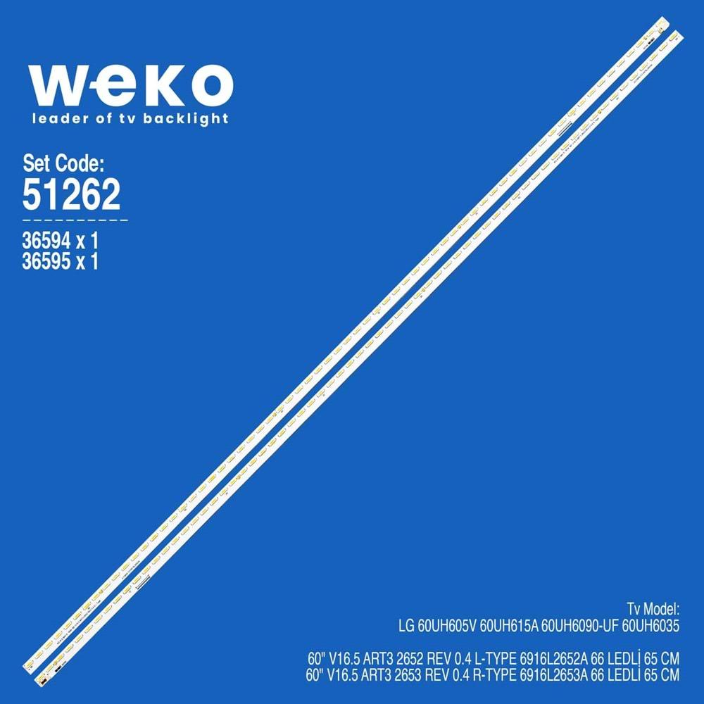 Weko WKSET-6262 36594X1 36595X1 60