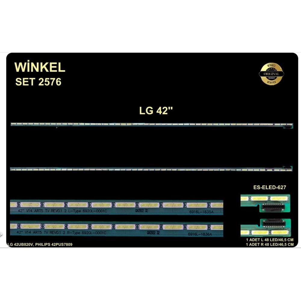 Winkel SET-2576 ELED 627 2 PARÇA ELED LG 42