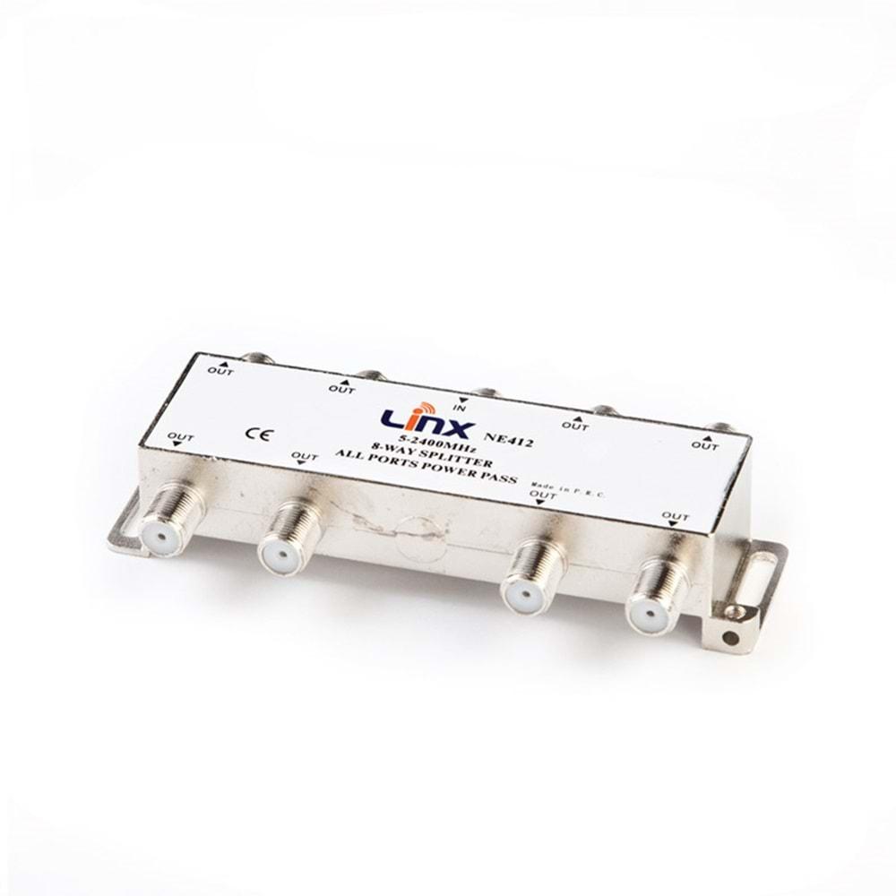 Linx NE-412 1x8 Uydu Dağıtıcı Splitter