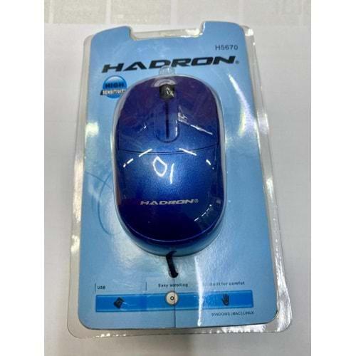 Hadron HD-5670 Optik Kablolu Mouse Mavi