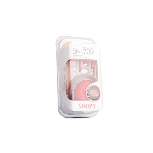 Snopy SN-709 Koruma Çantalı Lüks Kulaklık Mobil Telefon Uyumlu Kırmızı