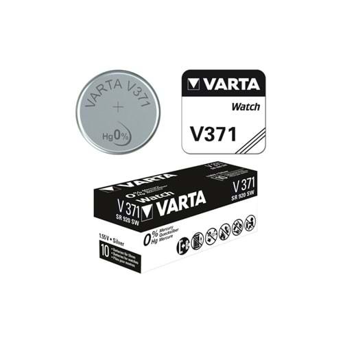 Varta V371 SR920SW 1.55 Volt Saat Pili
