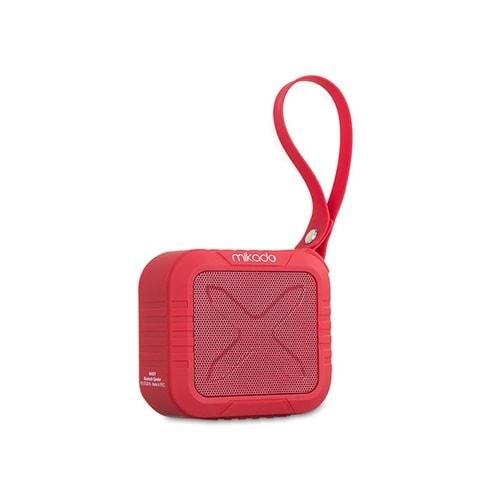 Mikado HANDY Kırmızı 4 5W*1pc 50mm 1200 mAh TF Kart, AUX Bluetooth Speaker