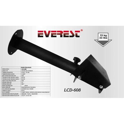 Everest LCD-608 50*50 10-24 Uz.Tavan Askı Aparatı